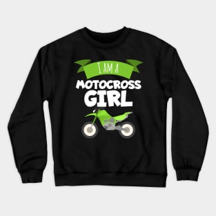 Motocross girl Crewneck Sweatshirt